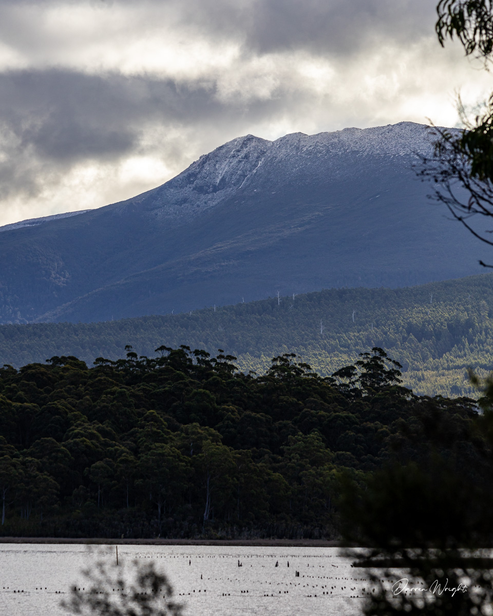 Snow in Southern Tasmania. Darren Wright Photography